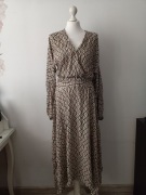 Długa sukienka maxi wzór 36 S Le Collet wiskoza