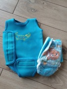 Pianka do pływania dla niemowlaka plus kąpieluszka