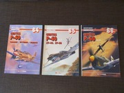 Aj-Press Monografie lotnicze 64, 65, 66 Curtiss P-40 cz. 1, 2, 3