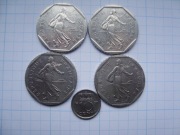 NIKIEL 1 uncja oz = 5 szt. monet