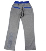 Spodnie dresowe męskie szare HOOY blue r. S