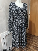 Czarna sukienka nie tylko na ciążę 46, kieszenie 