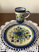 Kubek ceramika bolesławiecka