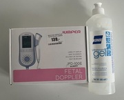 Detektor monitor tętna płodu dziecka Jumper JPD-100E2 oraz żel