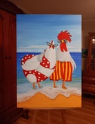 Obraz akrylowy, recznie malowany