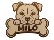 Personalizowana Tabliczka na budę dla psa Grawer