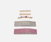 ZARA Zestaw błyszczących spinek