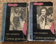 Książki 2 części Grona Gniewu J. Steinbeck