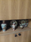 Wazony i patery z mosiądzu. 