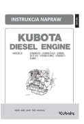 Instrukcja napraw silnik Kubota  V 3600 - T - E 3 BG, V 3800 DI - T -E3 PL
