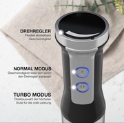 Blender ręczny w zestawie z pojemnikiem 1200W