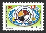 2001r. TUNEZJA - znaczek Mi. 1496 **. DIALOG.