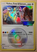 Pokemon TCG Raikou Entei Suicune Legendary JUMBO Card