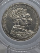 TALAR KORONACYJNY 1861 - WILHELM KOENIG i AUGUSTA (2)