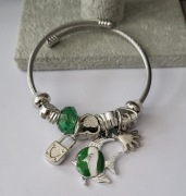 Bransoletka charms kolor silver