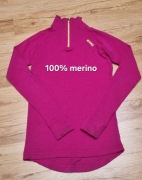 Mckinley bluzka termoaktywna zip 100% merino r 140