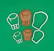 FOREMKA do ciastek - ZESTAW RĘKAWICE BOKSERSKIE (wykrawacz i stempel 7cm)