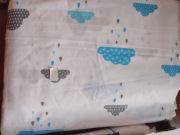 Zestaw 3 Komplet tkanin bawełnianych pościelowych szerokość 160