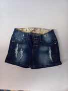 Jeansowe spodenki z niskim stanem