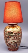 Lampka nocna "Chiny - życie dworskie" (rękodzieło)