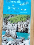 Dubrownik i Rivijera plan mapa