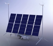 Autonomiczna mobilna stacja solarna