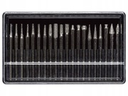 Pilniki Frezy Ściernice Diamentowe 3,17mm 20szt