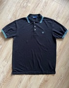 FRED PERRY koszula polo czarna używana - rozmiar L