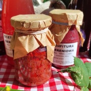 Pikantna pasta dereniowa wytrawna z derenia i papryki do mięs 200ml