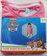 Piżama dziewczęca krótki rękaw i spodenki rozmiar 110/116 PAW PATROL