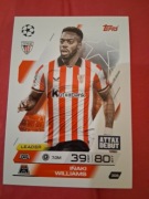 TOPPS MATCH ATTAX 2025-2026 BASE CARD INAKI WILLIAMS ATHLETIC BILBAO 306