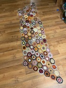 Pled wełniany ręcznie robiony