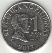 Filipiny 1 piso peso 2015 - 24 mm - nr 1