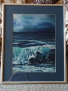 Obraz w pasteli suchej "fale"