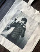 Torba bawełniana torebka tote bag cotton bawełna beżowa Louis tomlinson 