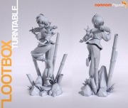 Figurka druk 3D żywica 12K " Ranma " - 188 mm