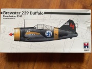 Brewster B-239 Buffalo skala 1:72 (Hobby 2000) + dodatki     