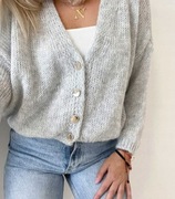 Sweterek oversize modny viral kardigan