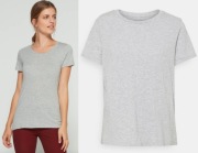 GAP koszulka basic w kolorze szarego melanżu XL