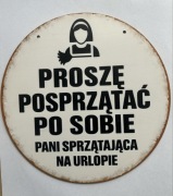 Tabliczka zawieszka do domu do ogrodu w stylu Vintage retro