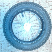 Koło przód 12", dętka, opona jak nowa