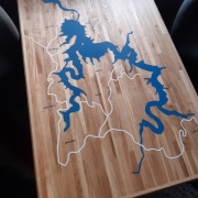 Stół BIESZCZADY jezioro stolik kawowy stół kawowy.