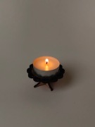 Drewniana podstawka pod świeczkę tealight podgrzewacz ozdobna