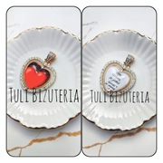 Medalion zawieszka do bukietu ślubnego ze zdjęciem tekstem marynarki ślub