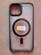 Etui iPhone 13/14  Magsafe  Black Matt/Black Metal Camera Lens Frame