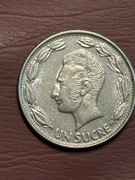 moneta 1 sucre ekwadorskie Ekwador 1978 Ameryka Południowa