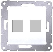 Simon 54 pokrywa podwójna gniazda RJ45