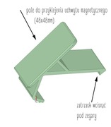 podstawka pod uchwyt magnetyczny do fiesta mk7