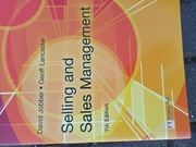 Selling and sales management. Jobber i Lancaster