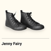 Trampki damskie JENNY FAIRY AGNES WSK1334-37, czarne, rozmiar 41